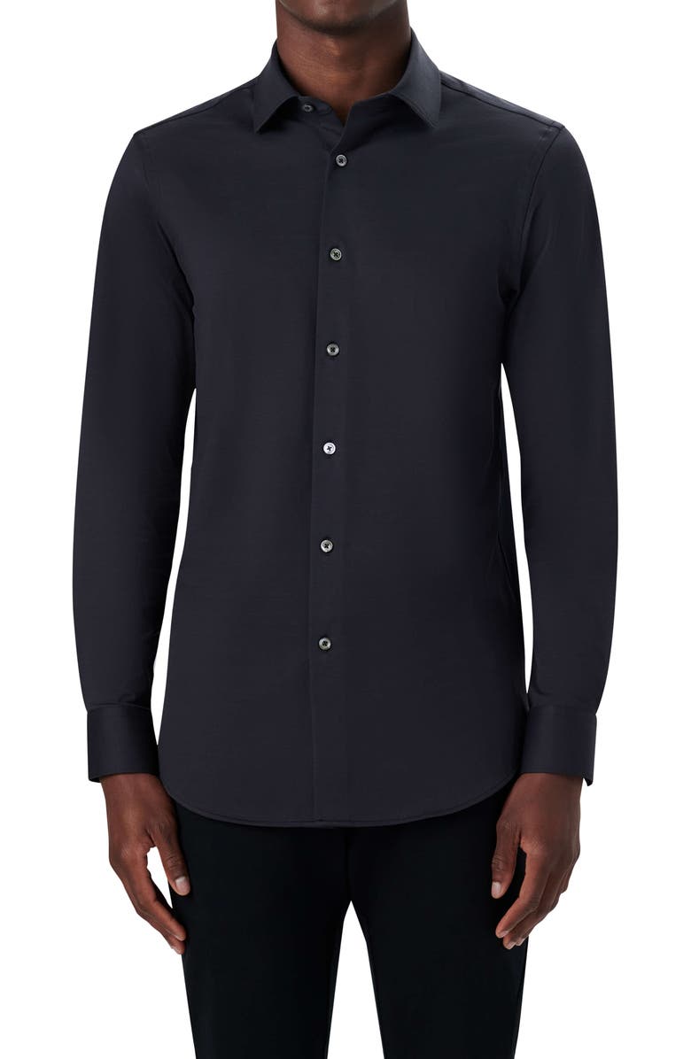Bugatchi OoohCotton<sup>®</sup> Button-Up Shirt, Main, color, 