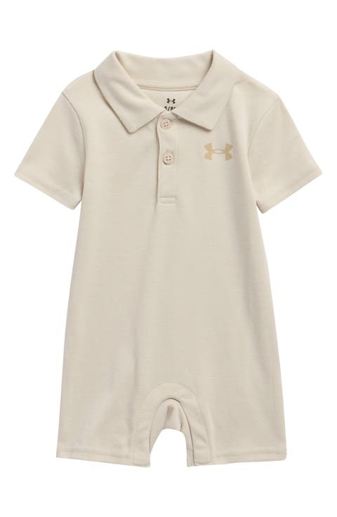 UA Solid Polo Romper (Baby)