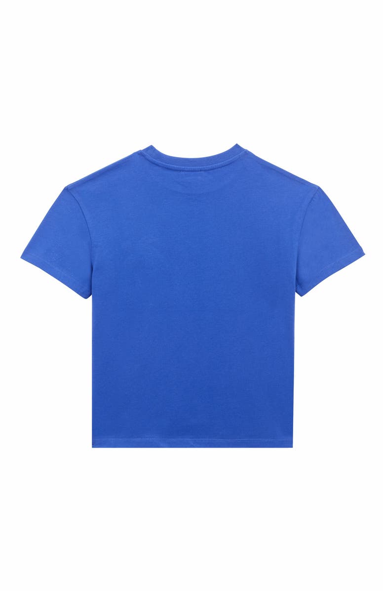 Vilebrequin Kids
 Embroidered Turtle Cotton T-Shirt, Alternate, color, Marrakech