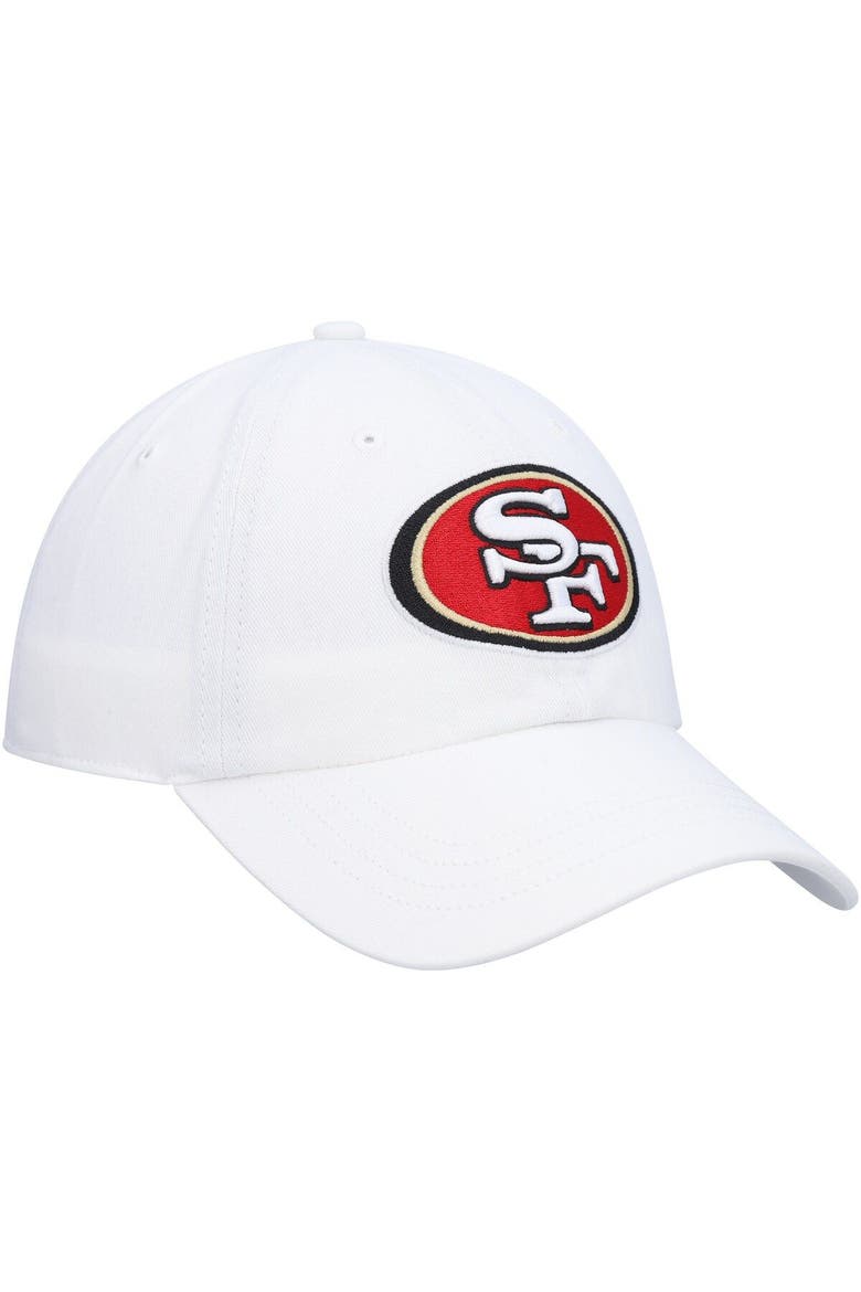 Women's '47 White San Francisco 49ers Miata Logo Clean Up Adjustable Hat, Alternate, color, White