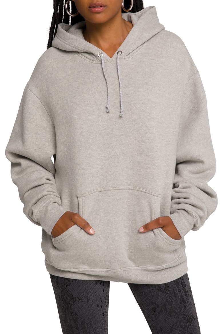 Boyfriend Hoodie, Main, color, HEATHER GREY001