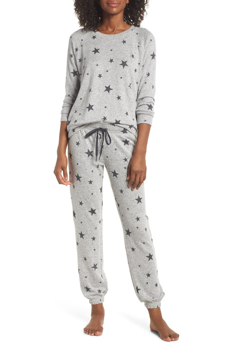 PJ Salvage Just Peachy Jogger Pajamas, Main, color, 