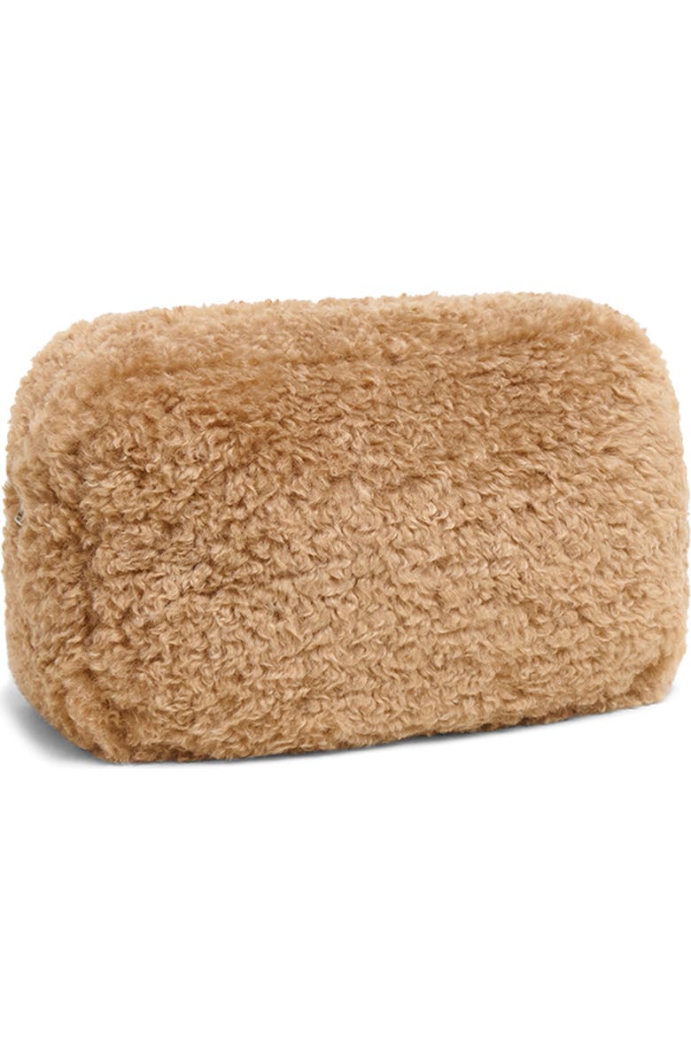 Apparis Jumbo Noor Bouclette Pochette, Main, color, Camel