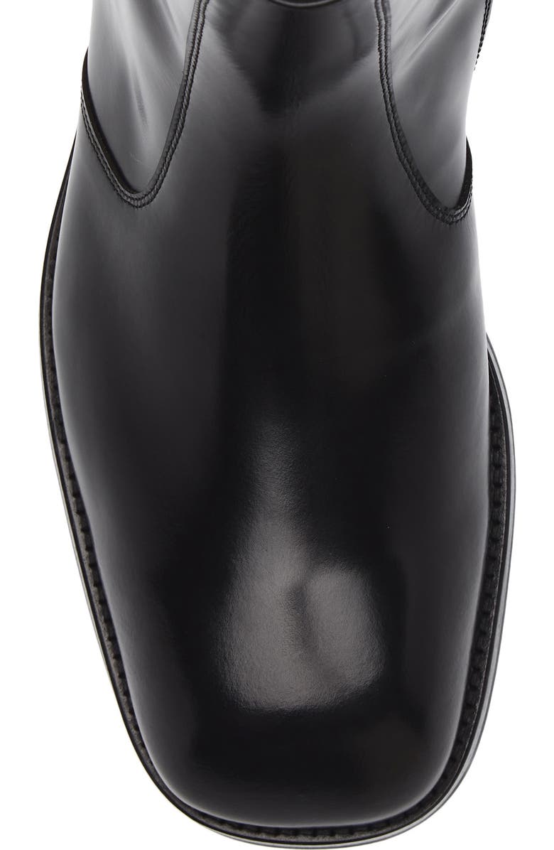 Lemaire Zipped Ankle Boot, Alternate, color, Black