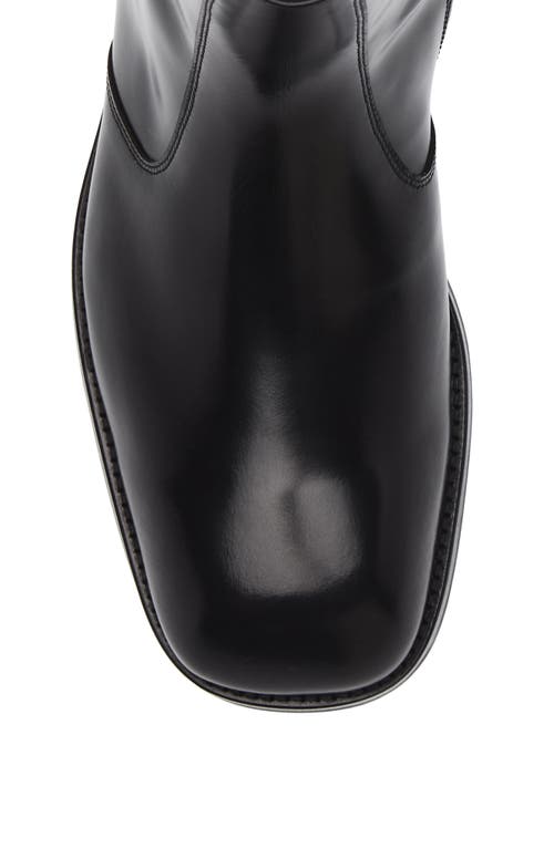 Lemaire Zipped Ankle Boot In Black