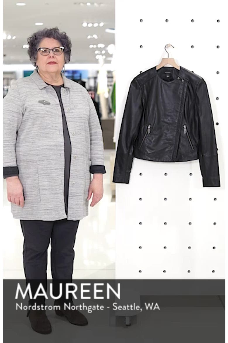 Collarless Leather Jacket video