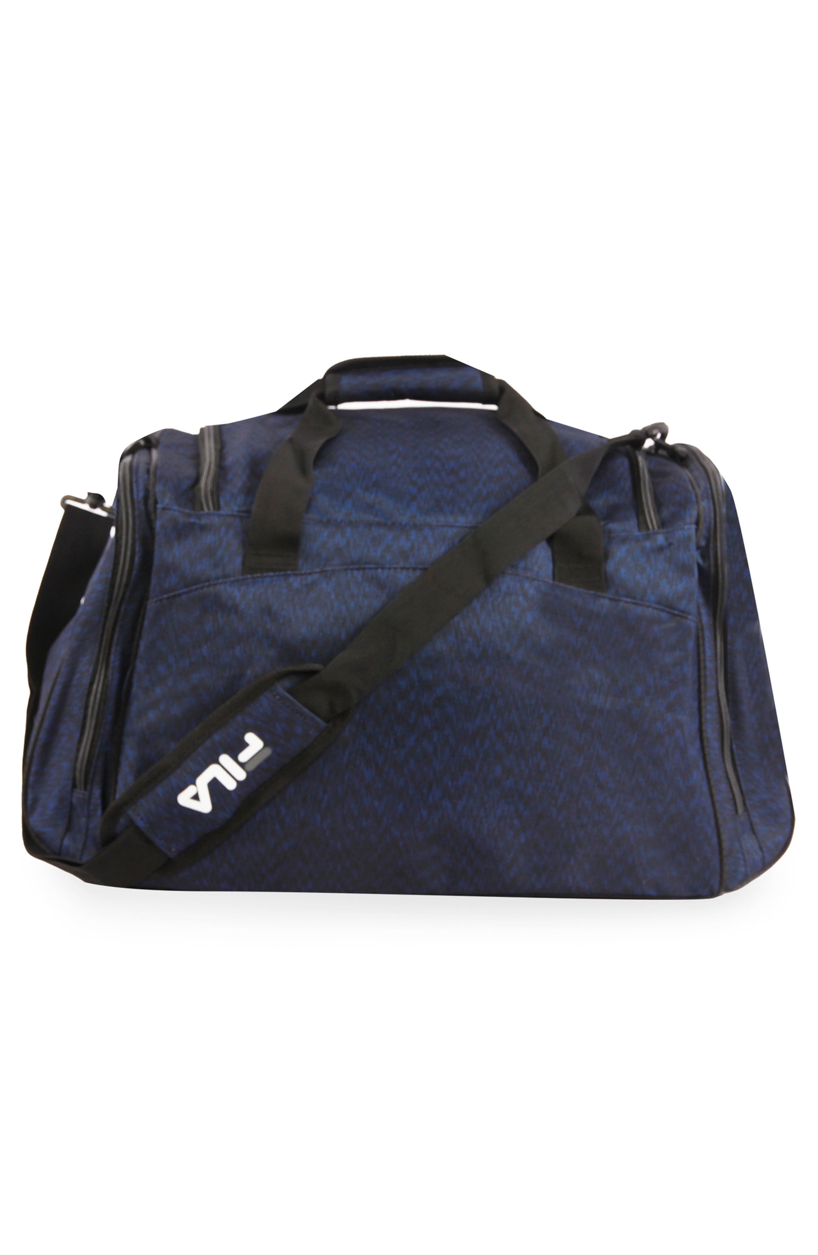 FILA Acer Duffle Bag, Alternate, color, Static Blue