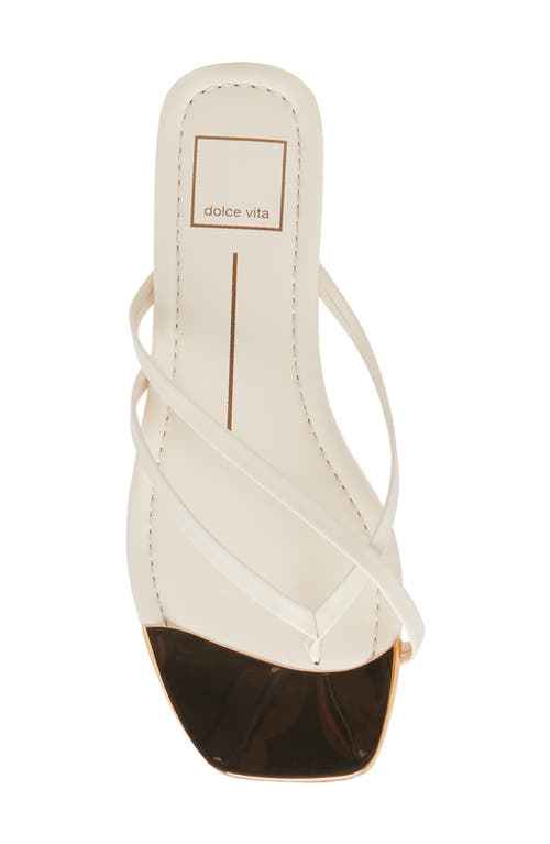 Dolce Vita Laguna Flip Flop In Off White Stella