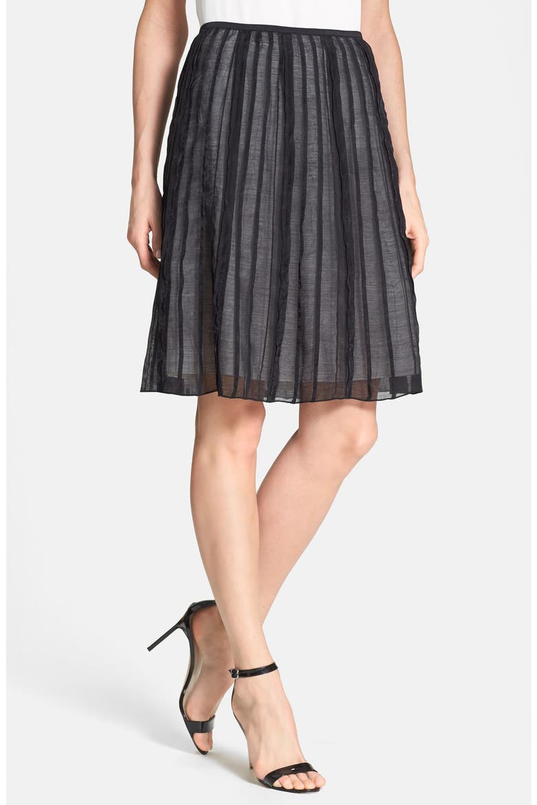 'Batiste Flirt' Skirt, Main, color, BLACK ONYX