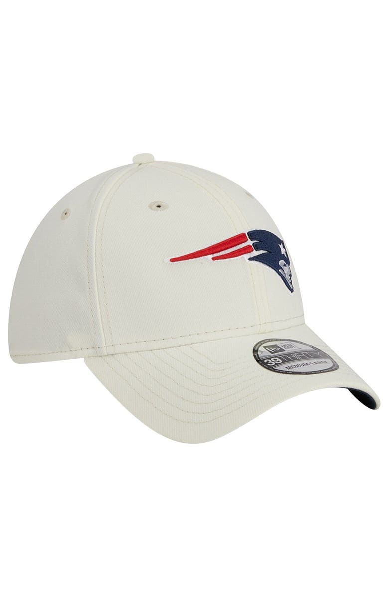 New Era Men's New Era Cream New England Patriots Classic 39THIRTY Flex Hat, Alternate, color, 