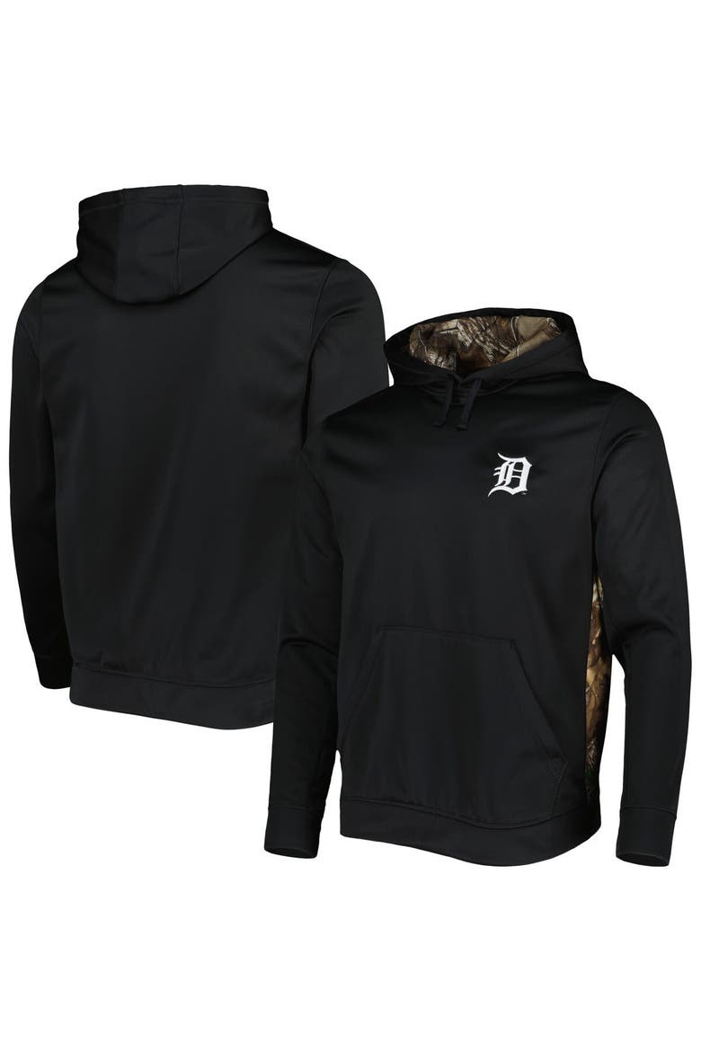 Men's Dunbrooke Black/Camo Detroit Tigers Ranger Pullover Hoodie, Alternate, color, Black