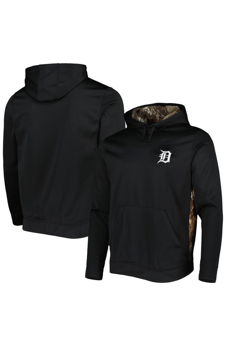 DUNBROOKE Men's Dunbrooke Black/Camo Detroit Tigers Ranger Pullover Hoodie, Alternate, color, Black