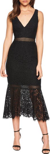 coral lace long sleeve dress Long Sleeve Cold Shoulder Lace Dress S main image 0