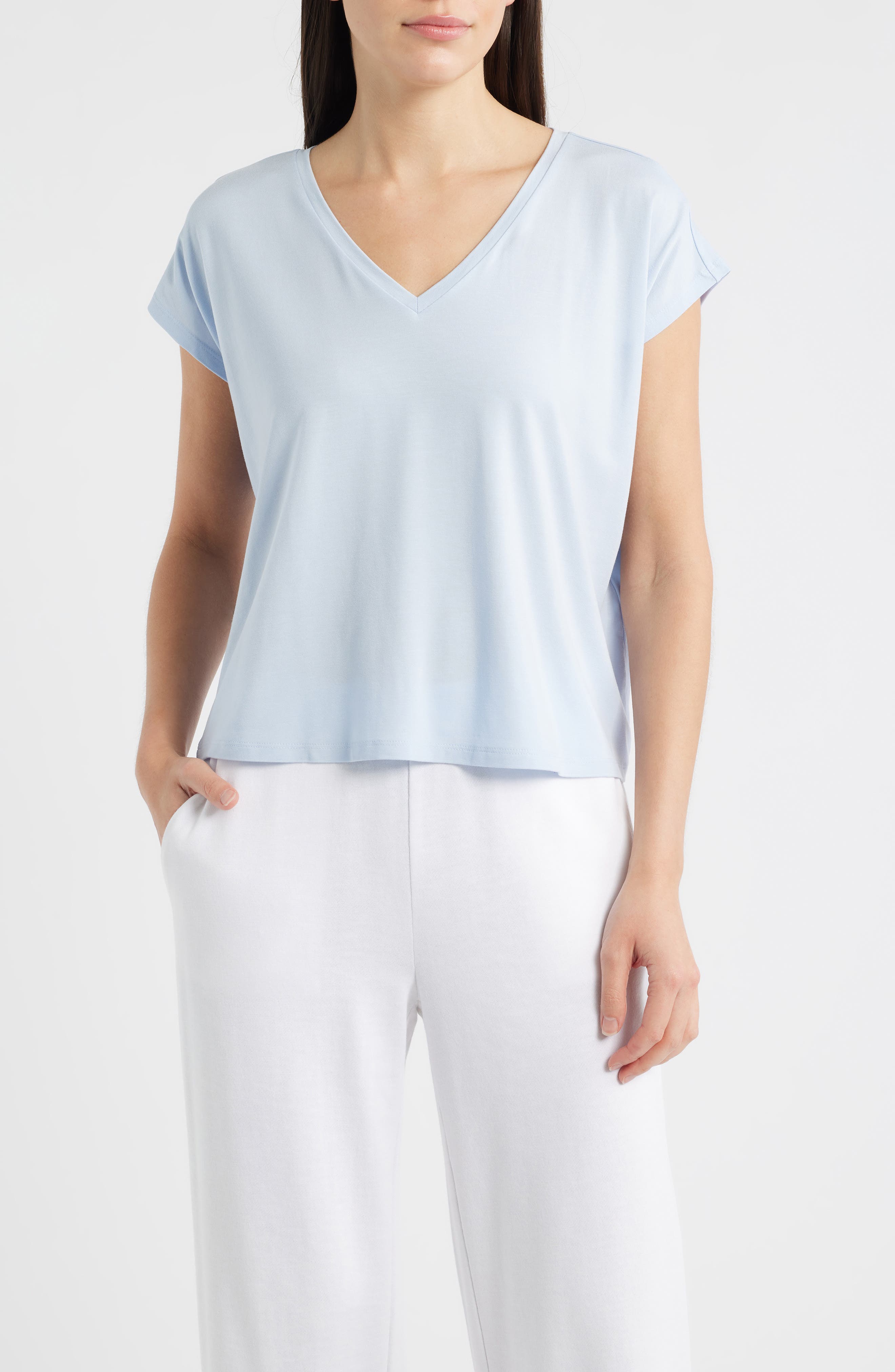 V-Neck Boxy T-Shirt - image 5