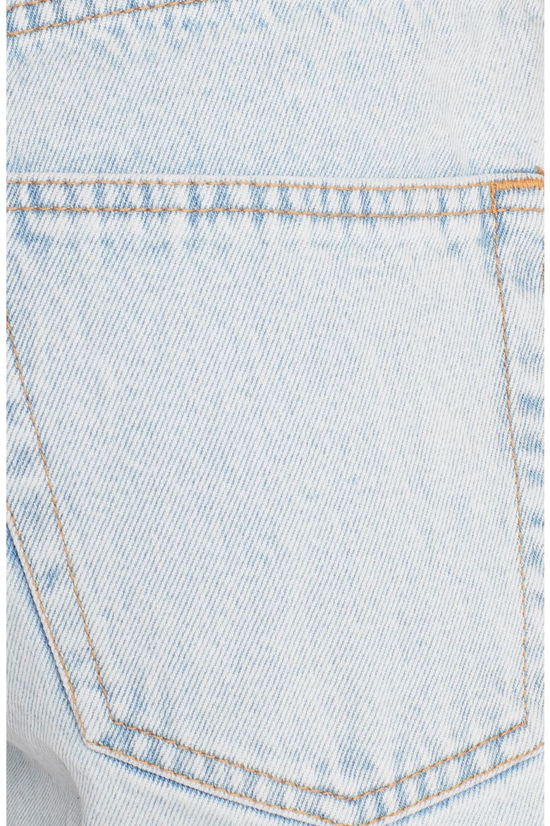 Cutoff Denim Shorts, Alternate, color, BLUE