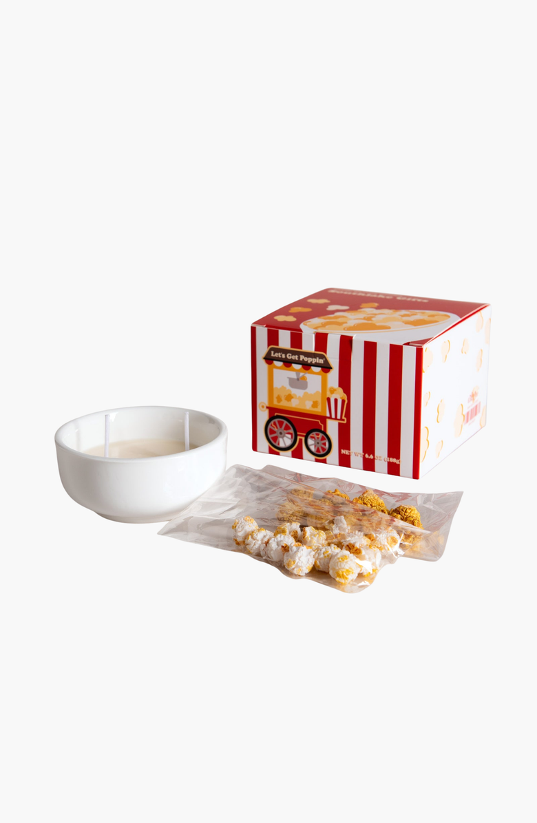 Southlake gifts Popcorn Aromatherapy Scented Candle, Alternate, color, Buttery Yellow Popcorn