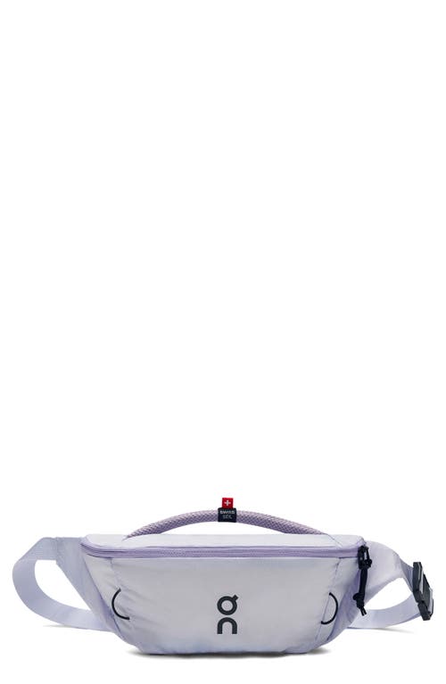 On Nyl Ripstop Belt Bag In Purple