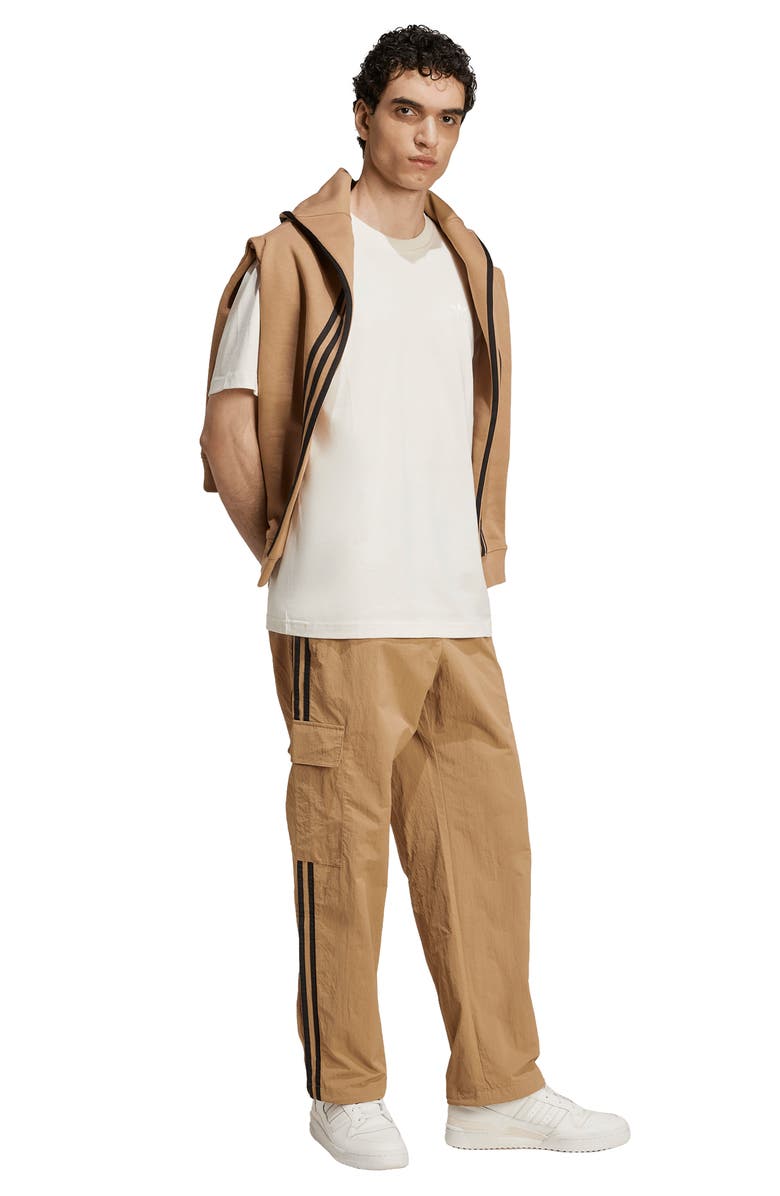 adidas 3-Stripes Recycled Nylon Cargo Pants, Alternate, color, 