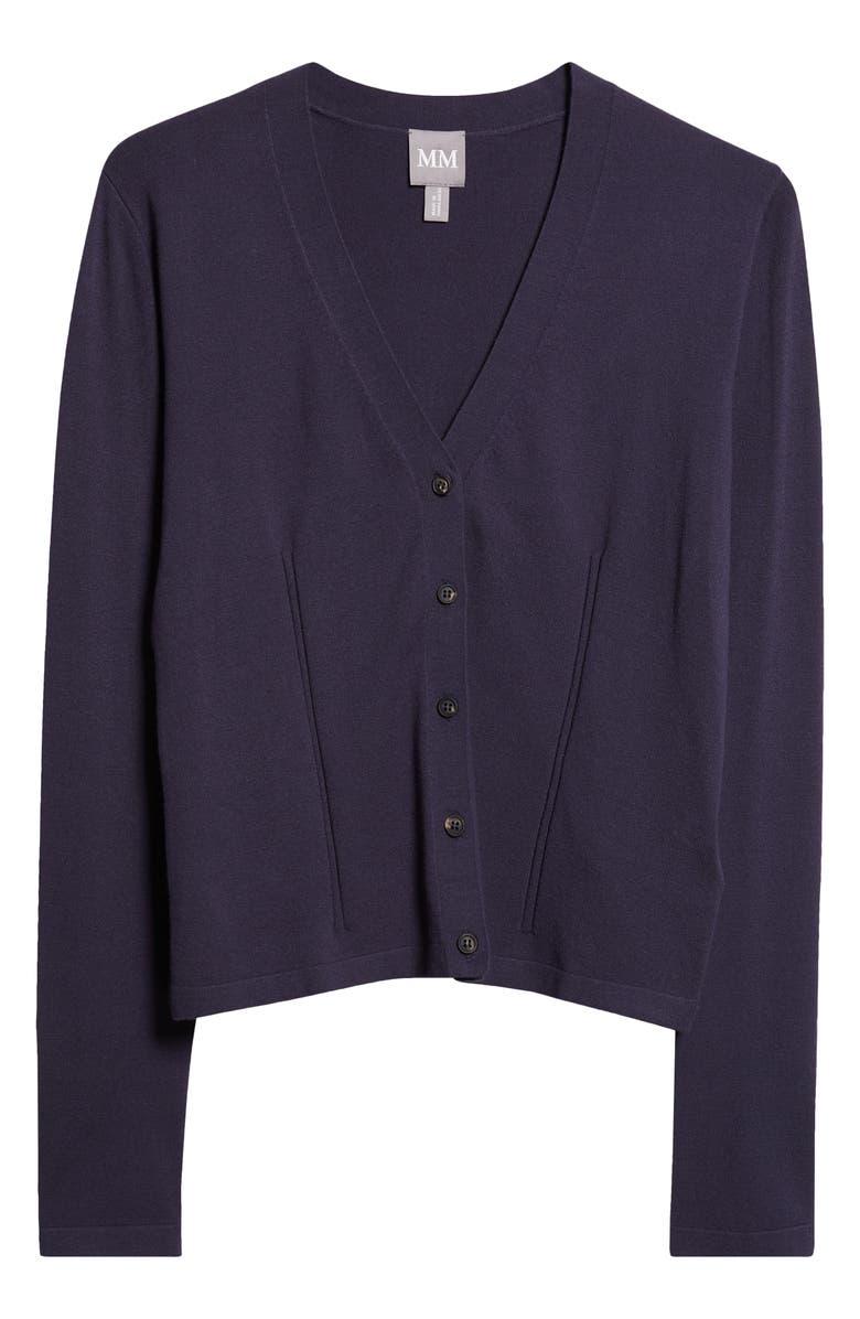 MM by Max Mara Aerosi Cardigan, Alternate, color, Ultramarine