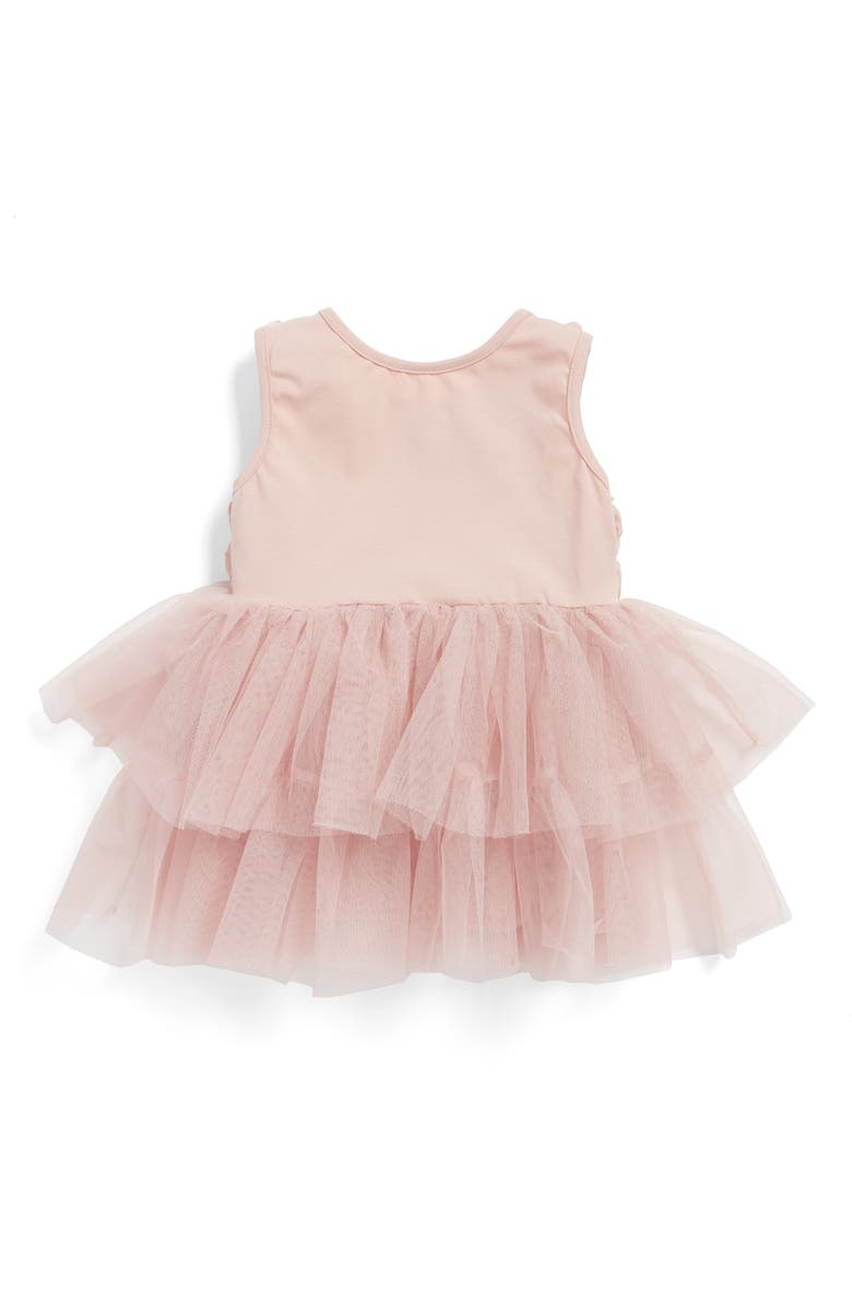 Popatu Rosette Tulle Dress, Main, color,