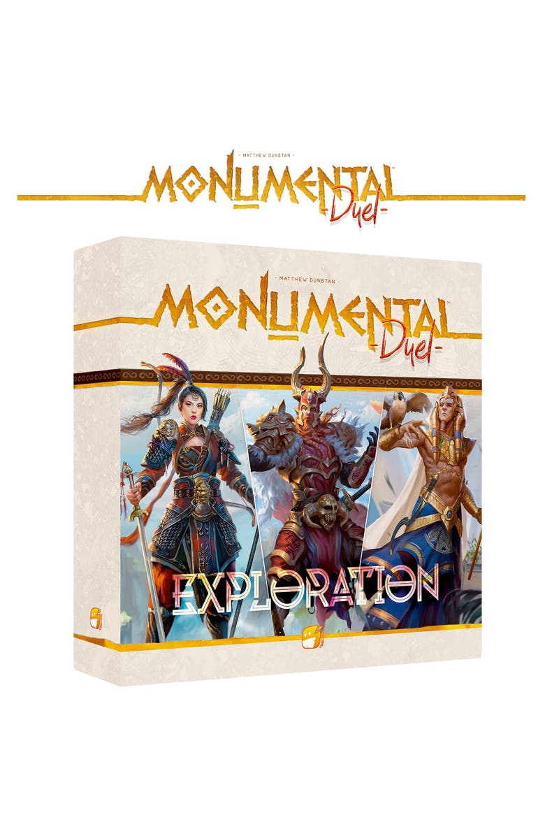 Funforge Monumental Duel Civilization Deckbuilding Board Game, Ages 10+, Alternate, color, Multicolored