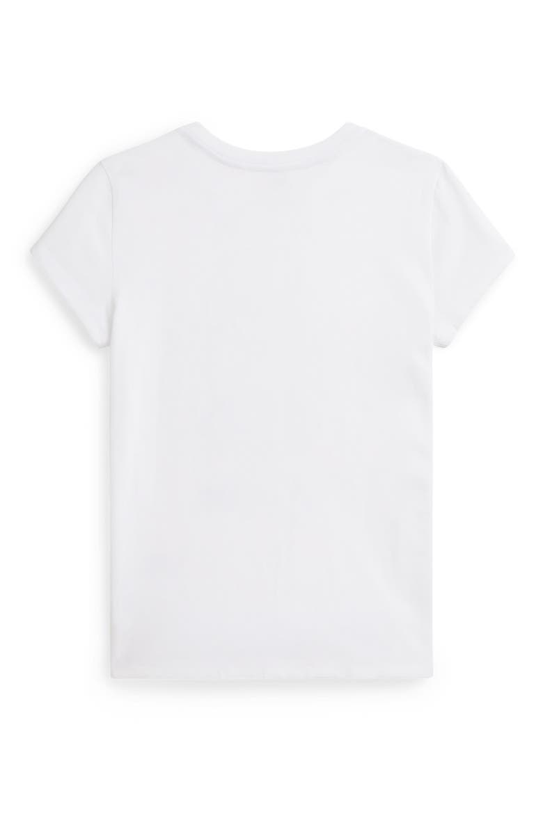 Kids' Polo Bear Cotton Graphic T-Shirt, Alternate, color, WHITE
