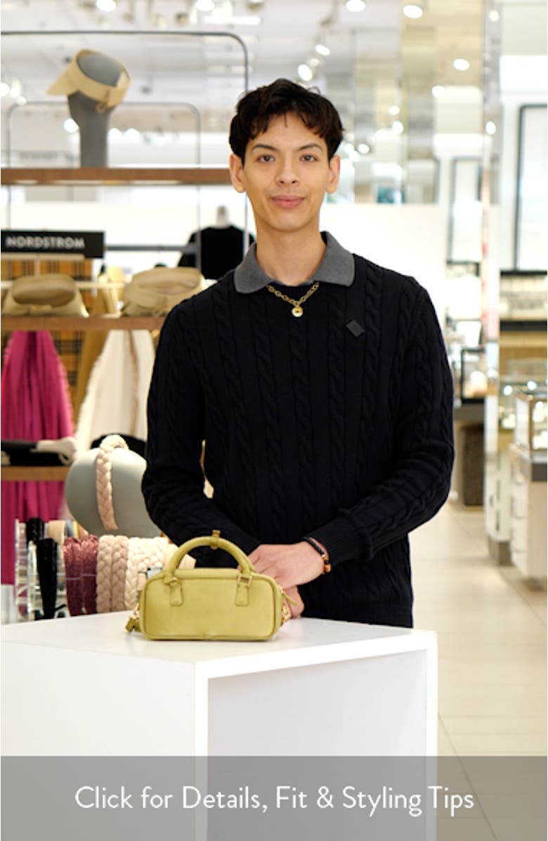 Mini Satin Top Handle Bag, sales video thumbnail