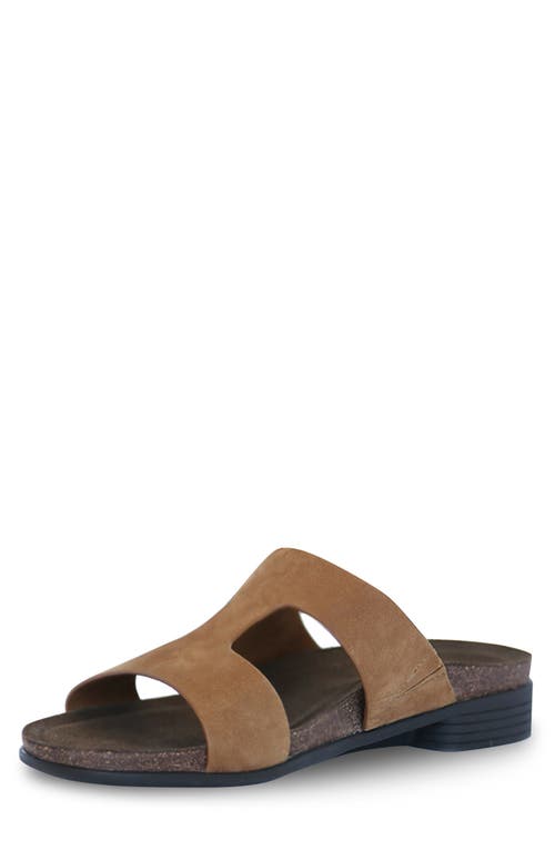 Munro Jody Slide Sandal In Brown