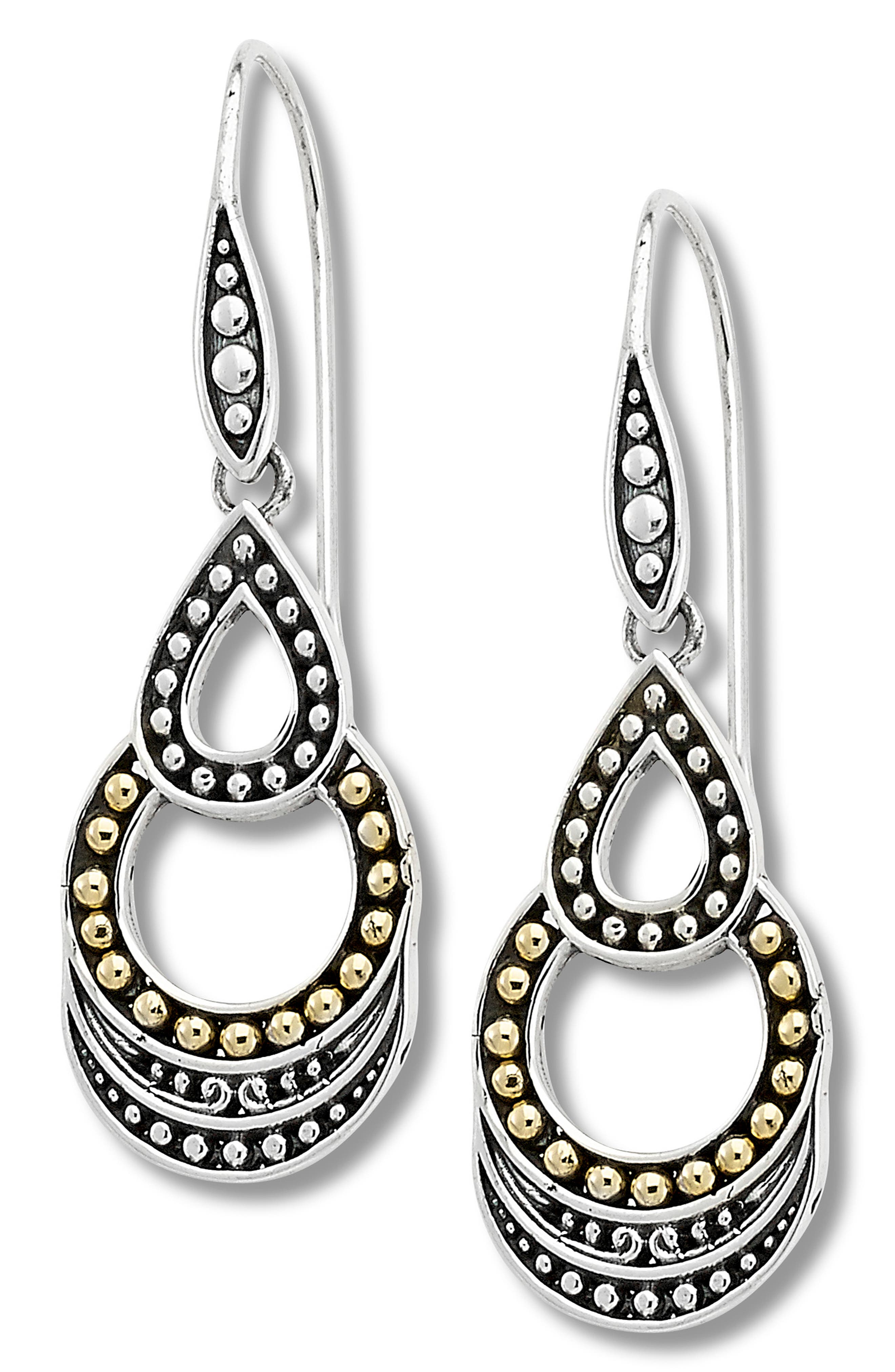 SAMUEL B. Bead Texture Drop Earrings (Women) | Nordstromrack