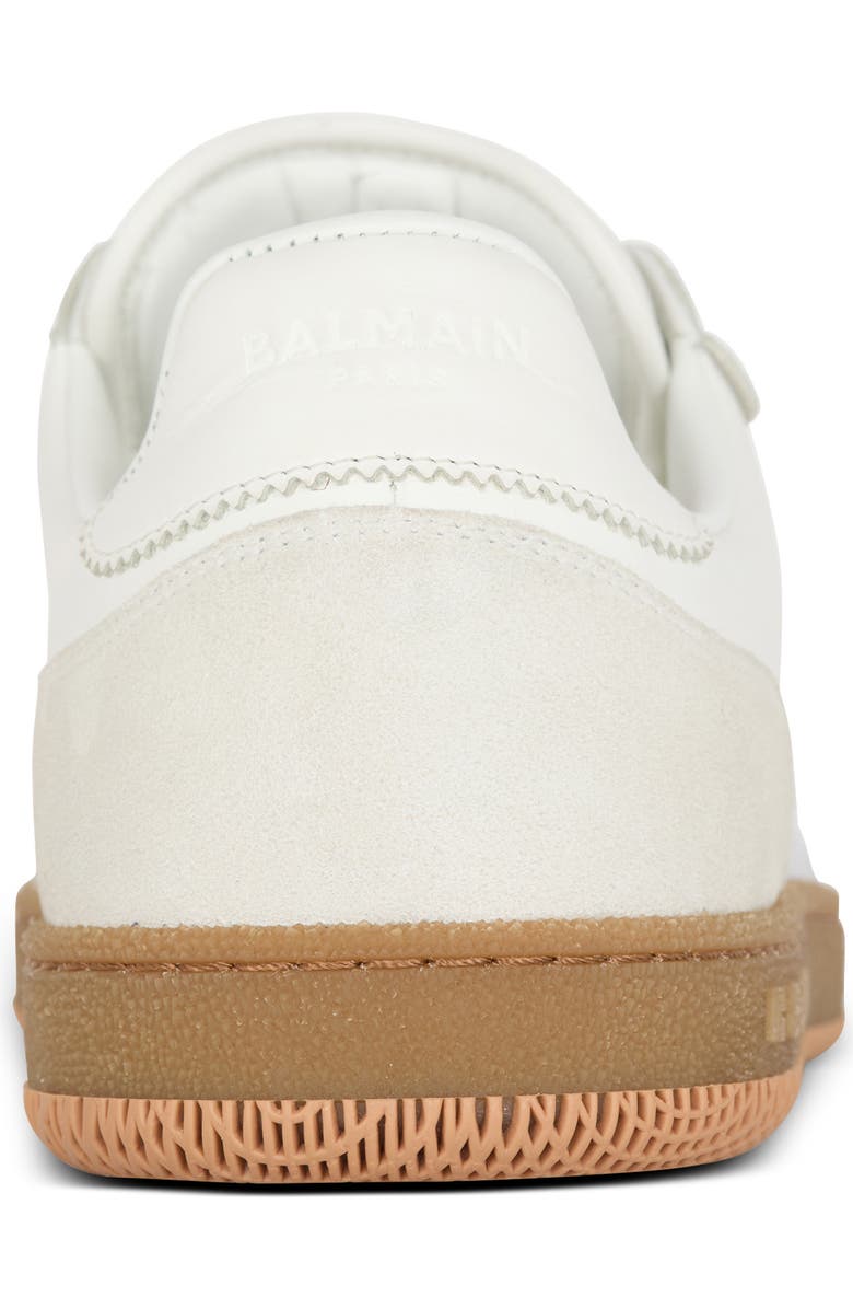 Balmain Swan Low Top Sneaker, Alternate, color, Gac White/ Silver
