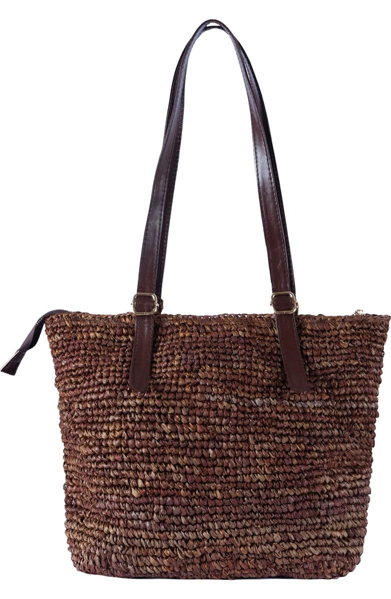 Jelavu Carmela Raffia Tote, Alternate, color,