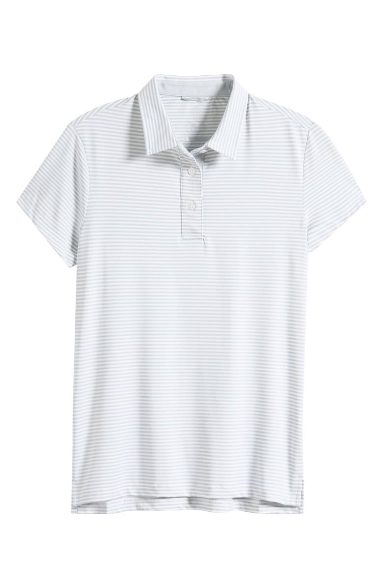 Swannies Kayla Polo Top, Alternate, color, Glacier White