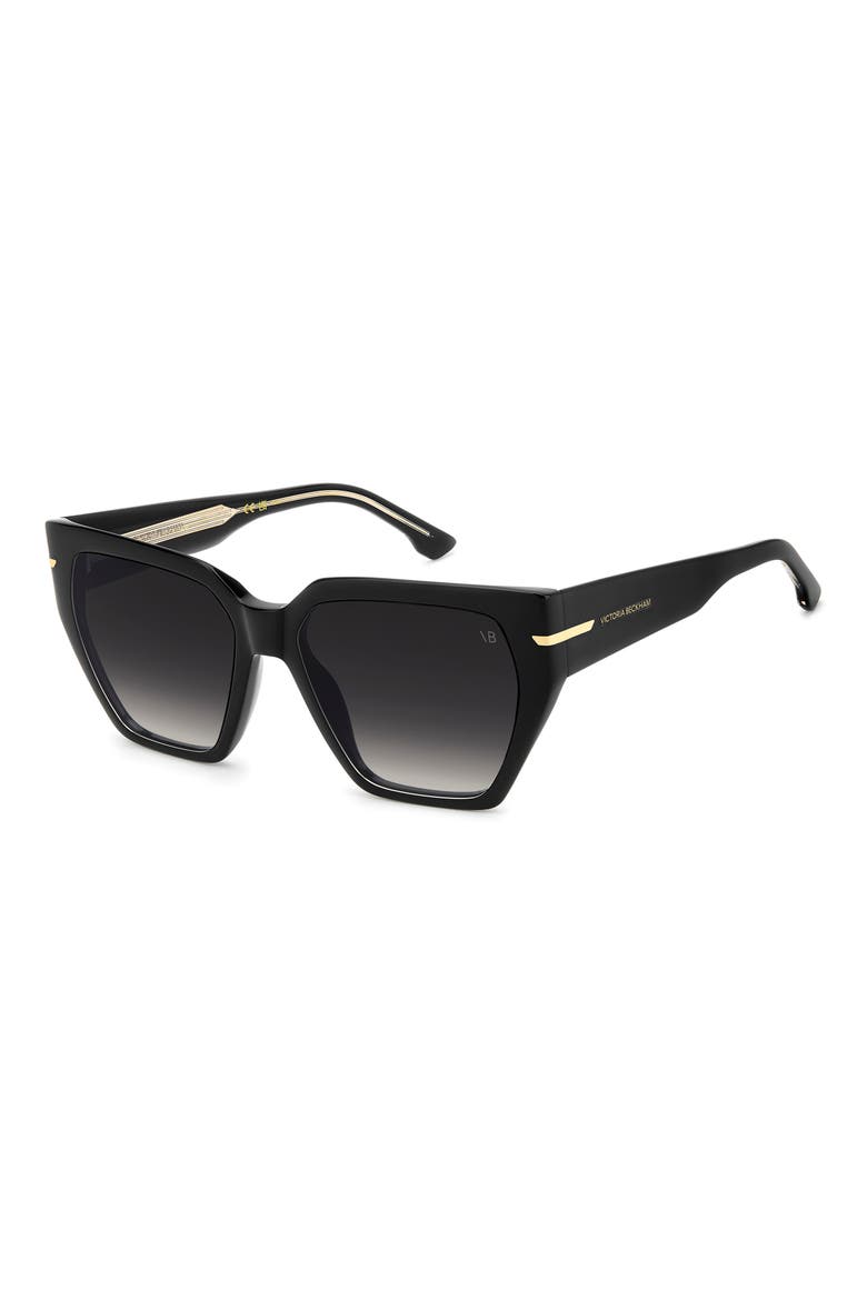 57mm Gradient Square Sunglasses, Alternate, color, 0807-9O