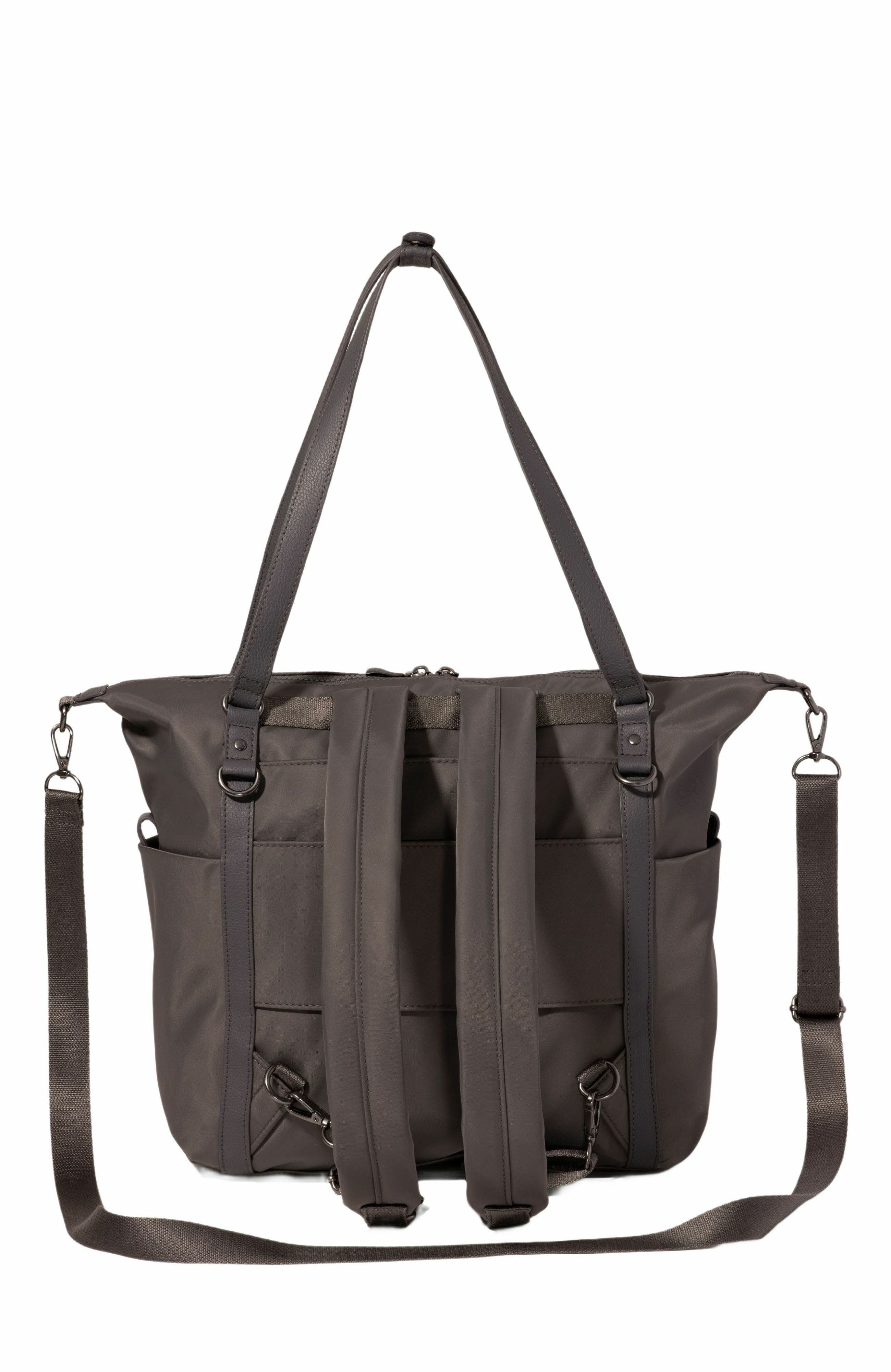 BAGGALLINI Nolita Small Convertible Backpack, Alternate, color, Smoke Twill