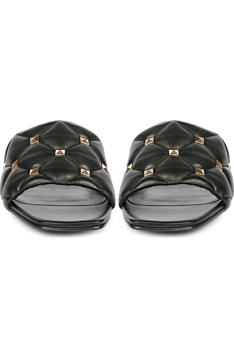 SAINT G Ludovica Studded Slide Sandal, Alternate, color, Black