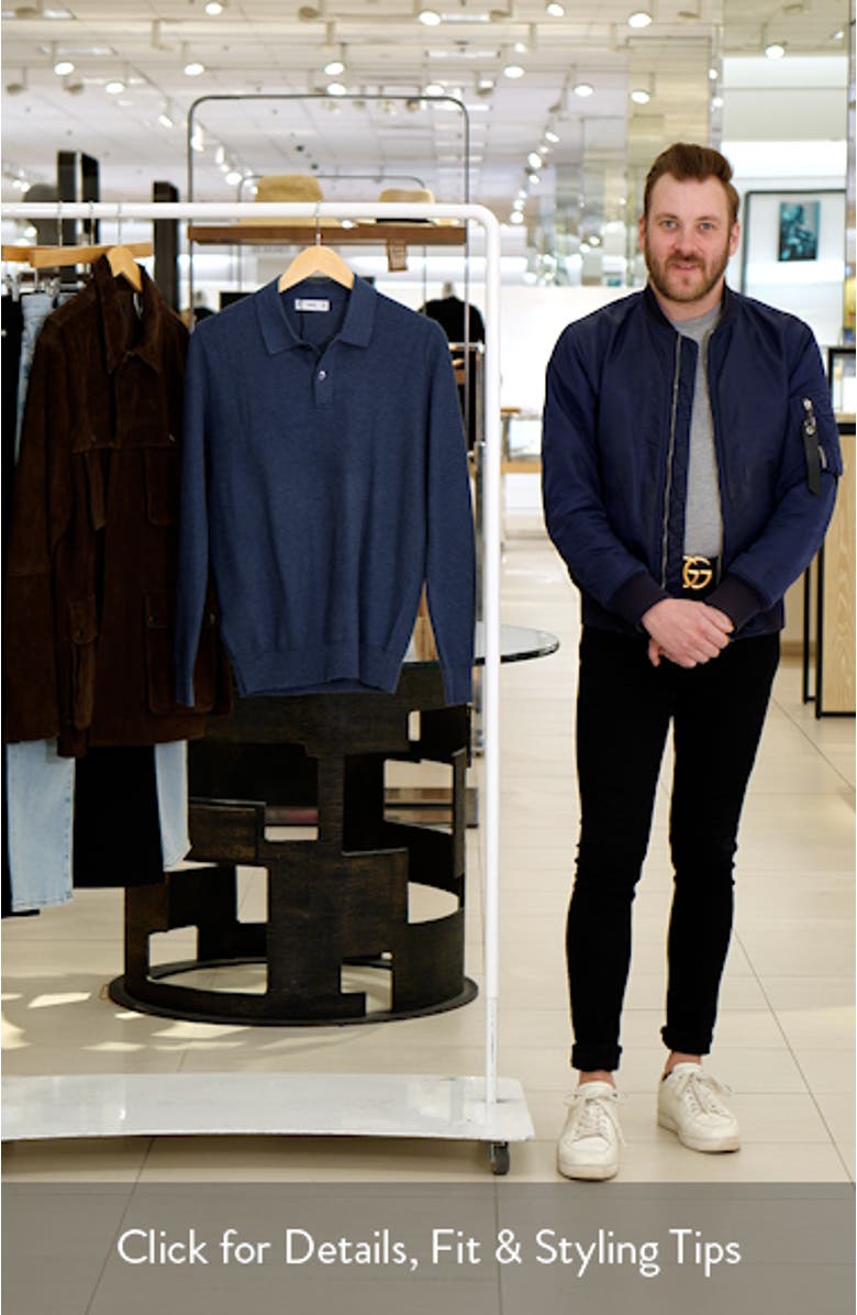 Long Sleeve Mesh Polo, sales video thumbnail