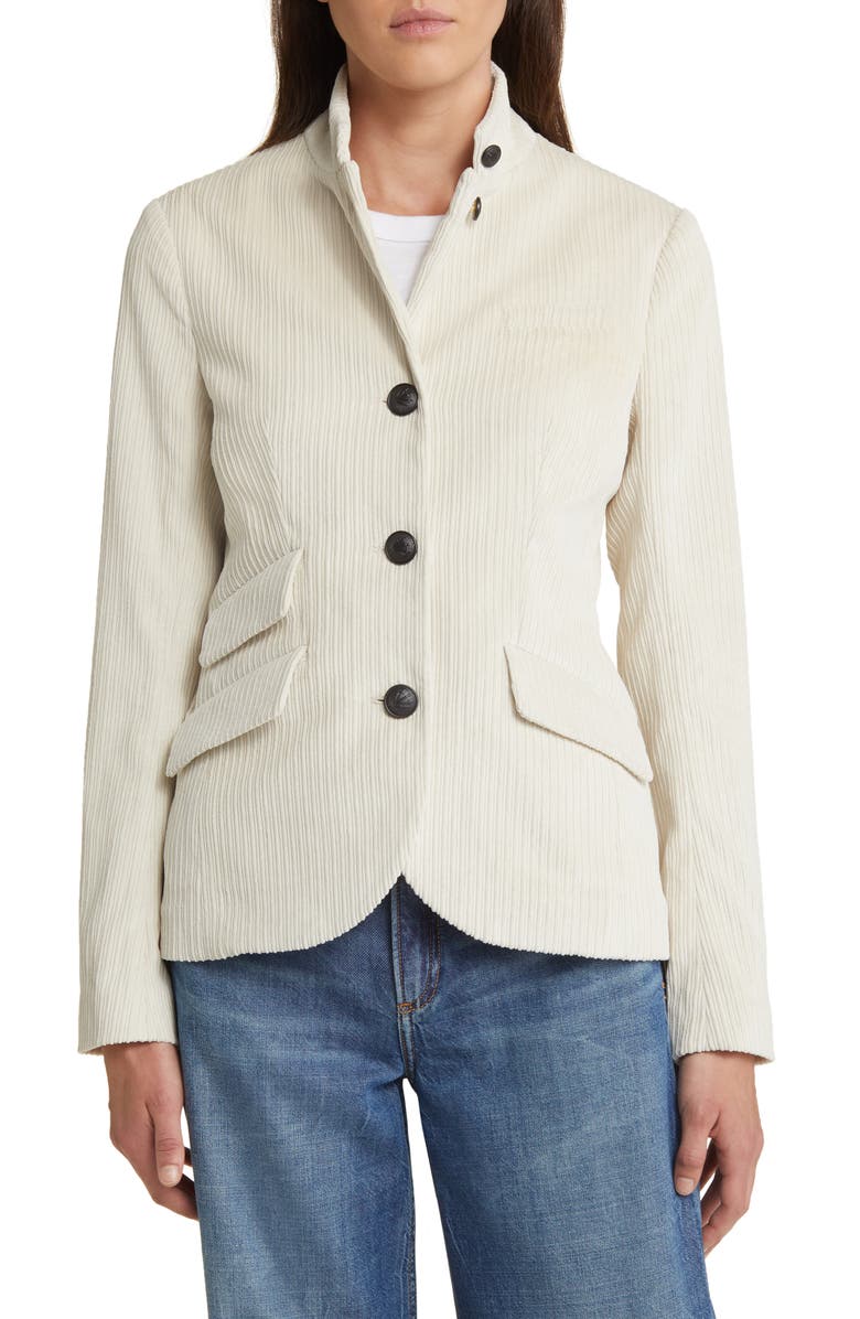 rag & bone Slade Corduroy Blazer, Alternate, color, Ivory
