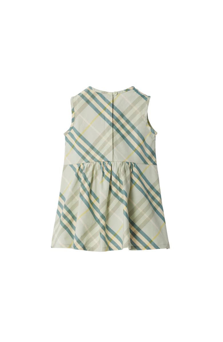 Burberry Check Cotton Dress, Alternate, color, Breeze