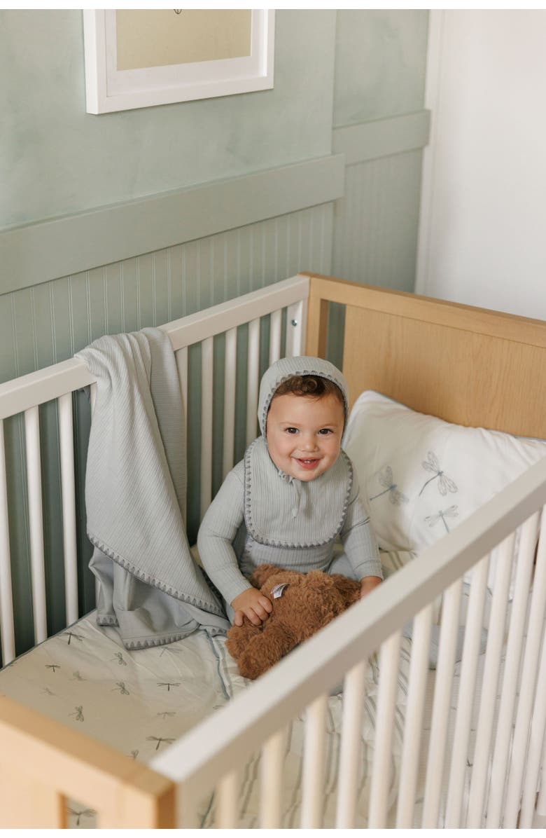 Ely's & Co. Whip Stitch Collection - Bib, Alternate, color, Blue