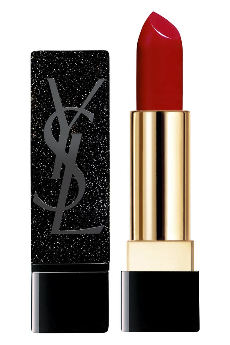 x Zoë Kravitz Rouge Pur Couture Lipstick (Limited Edition), Main, color, 122 WOLFS RED / SATIN