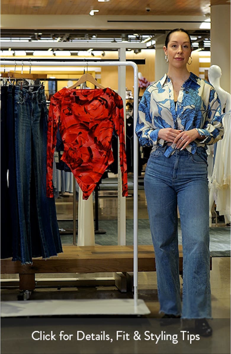 Bare Print Bodysuit, sales video thumbnail