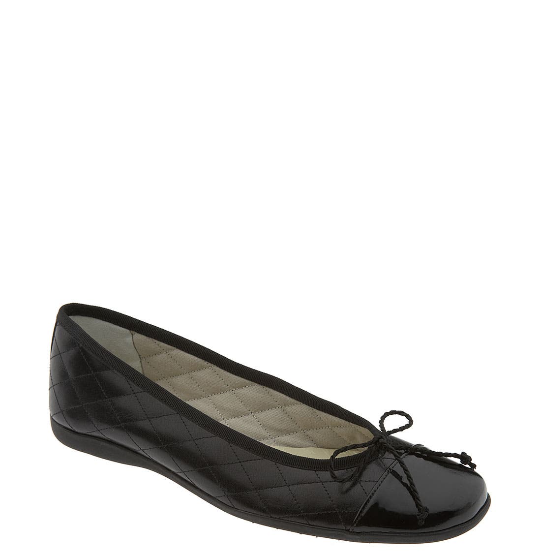 'Passport' Flat, Main, color, BLACK PATENT