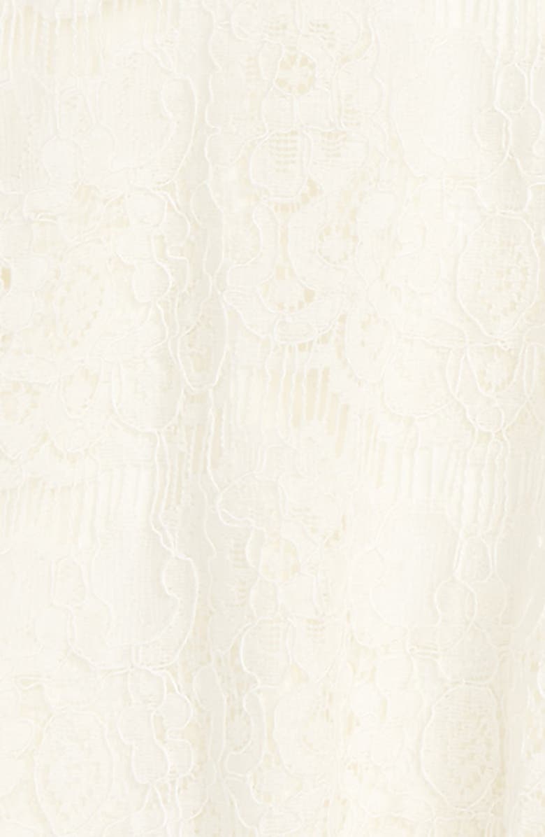 Love, Fire Mock Neck Lace Top, Alternate, color, Ivory