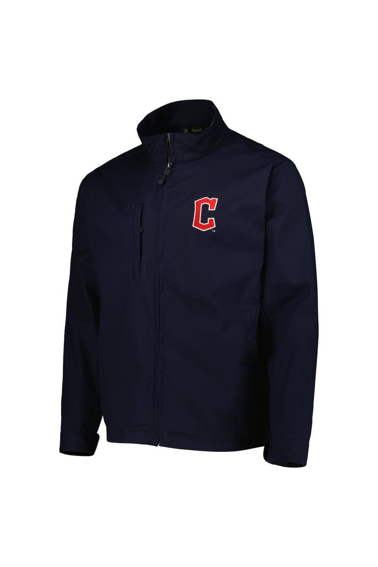 Men's Dunbrooke Navy Cleveland Guardians Journey Tri-Blend Full-Zip Jacket, Alternate, color, Navy