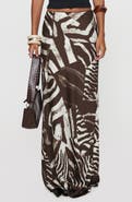 Princess Polly Rowana Print Maxi Skirt