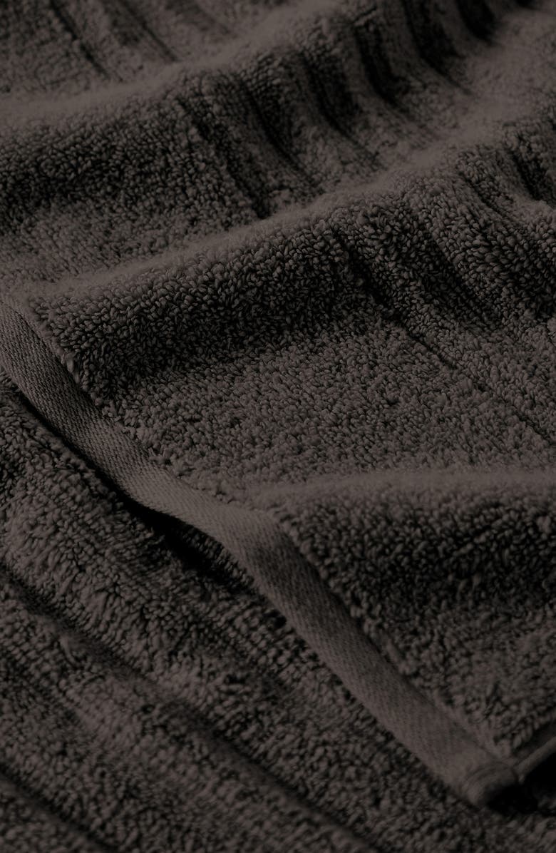 Woven & Weft Combed Cotton 4-Pack Bath Towels, Alternate, color, Midnight Grey