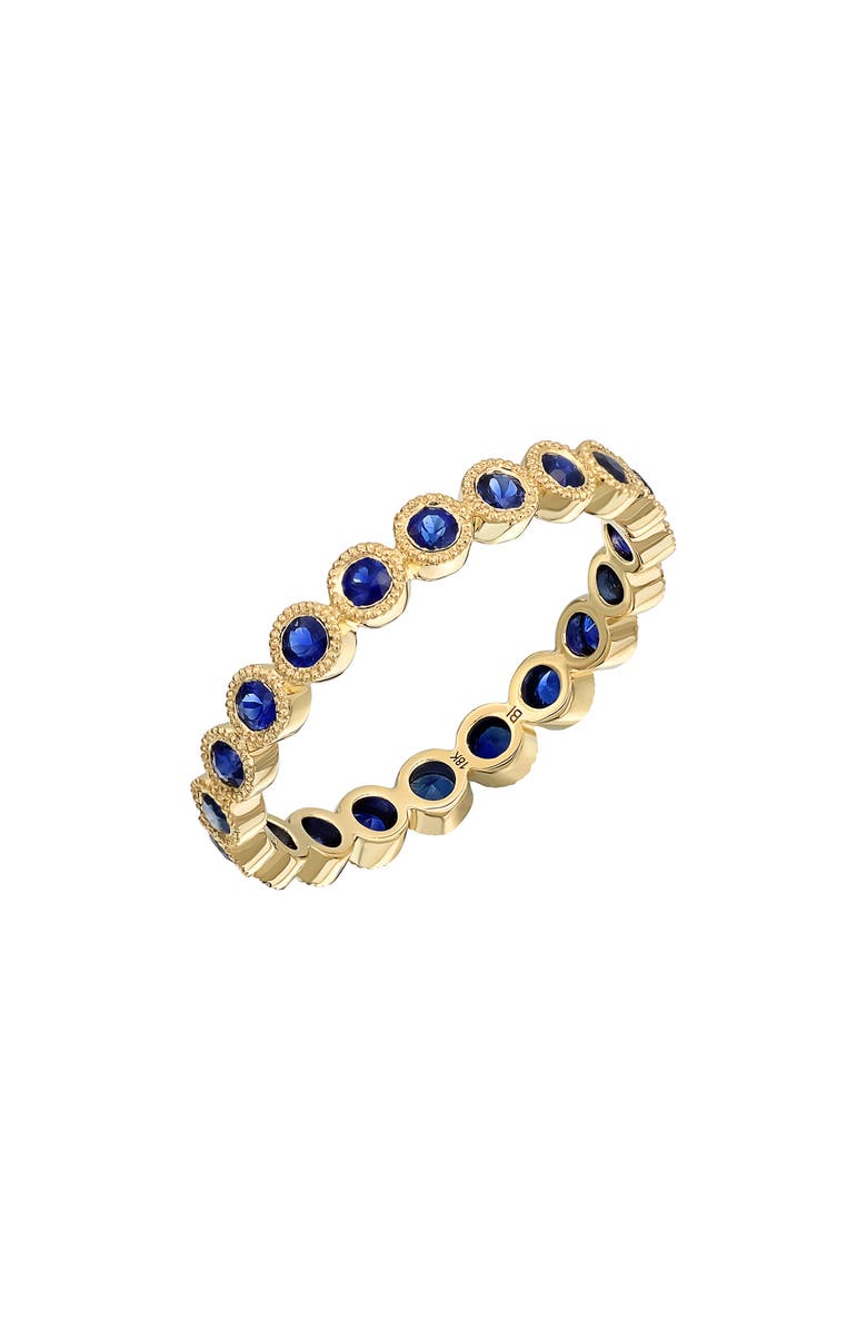 Bony Levy Feu Et Eau Emerald Eternity Ring, Main, color, 18K Yellow Gold Sapphire