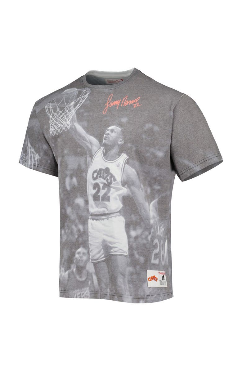 Mitchell & Ness Men's Mitchell & Ness Larry Nance Heather Gray Cleveland Cavaliers Above The Rim T-Shirt, Alternate, color, 