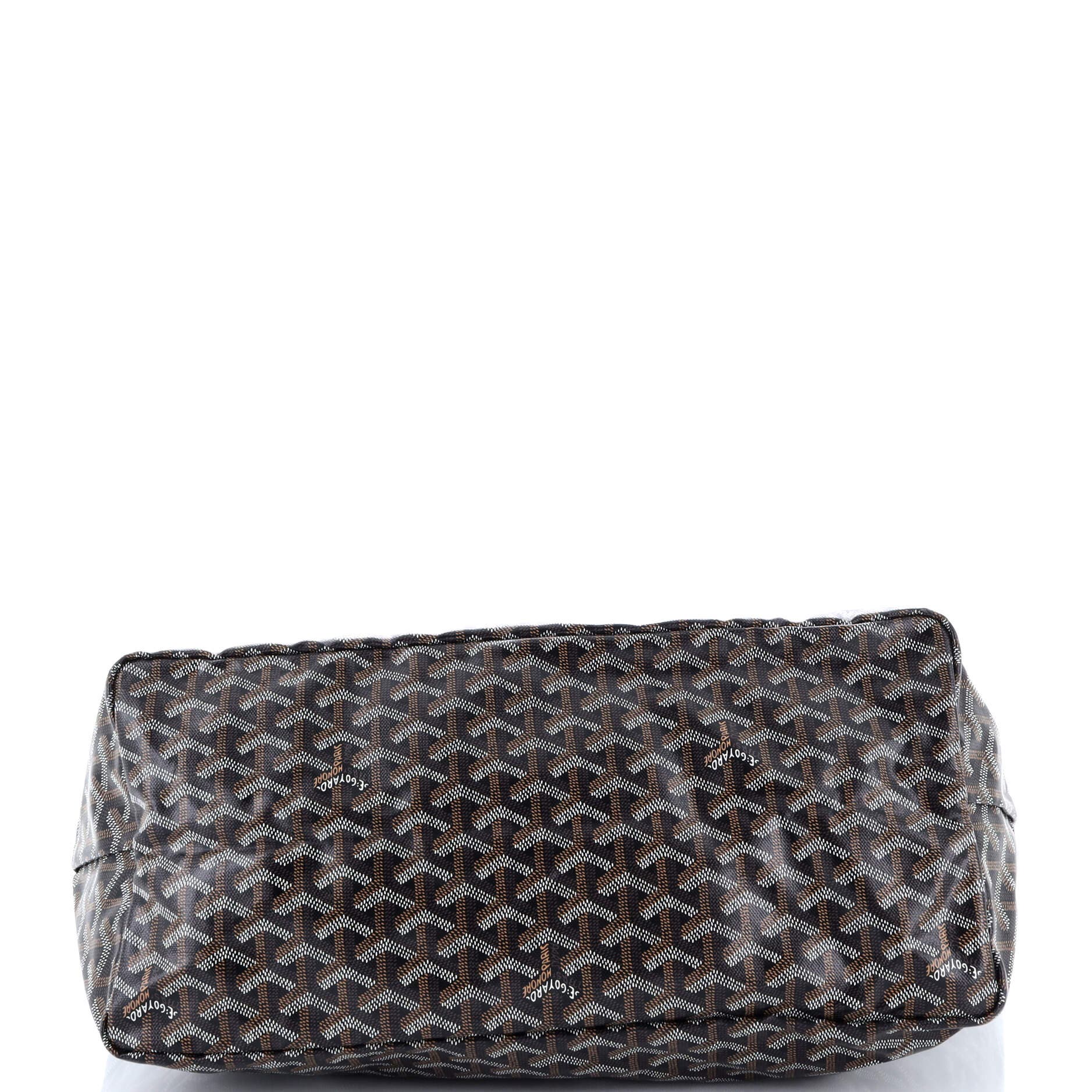 Pre-Owned Goyard Saint Louis Tote Coated Canvas GM, Alternate, color, Brown