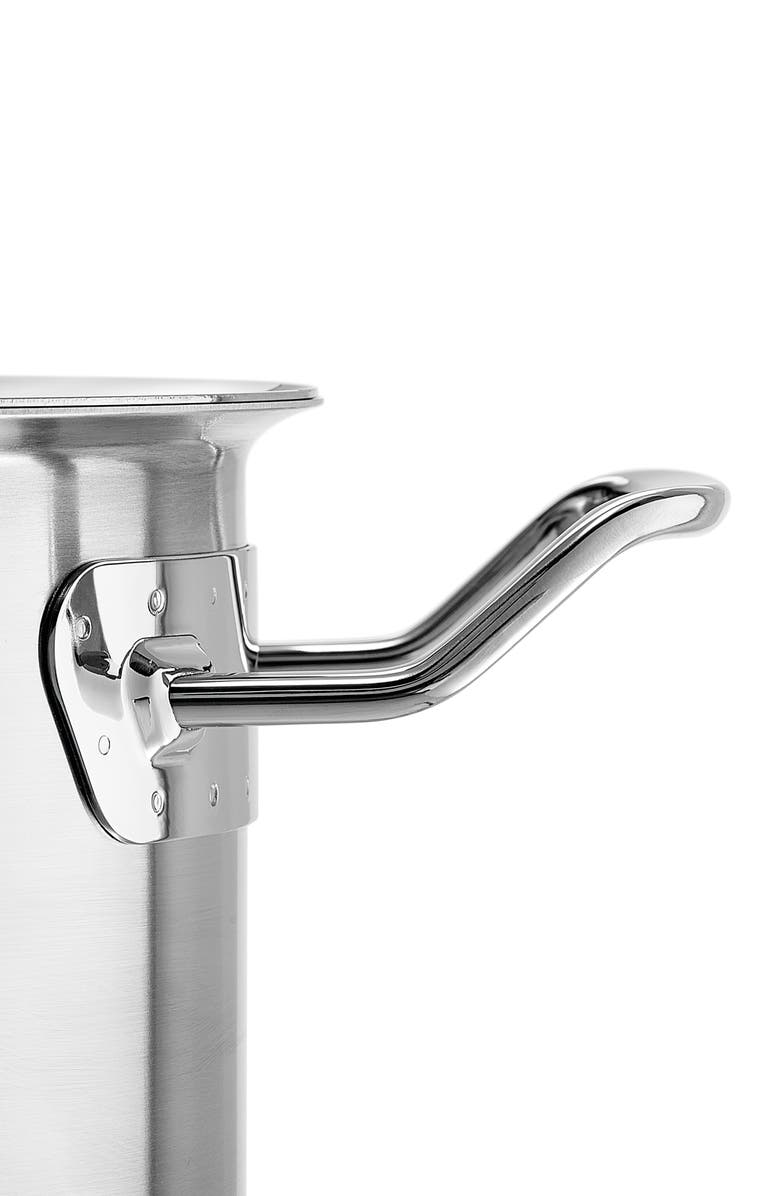 Fissler Original-Profi Collection Stainless Steel Stock Pot with Metal Lid, Alternate, color, Stainless Steel